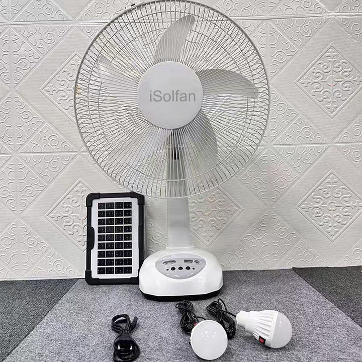 Women's Solar-Powered Table Fan with Intelligent Control System Bowlift