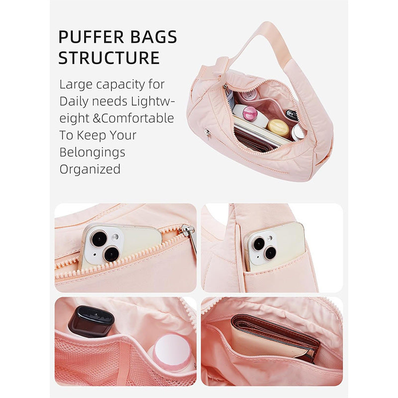Padded shoulder bag with comfortable carrying strap Bowlift