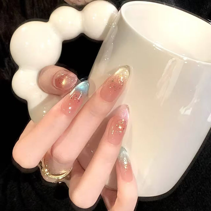 Artistic Nail Design with Decorative Elements Bowlift