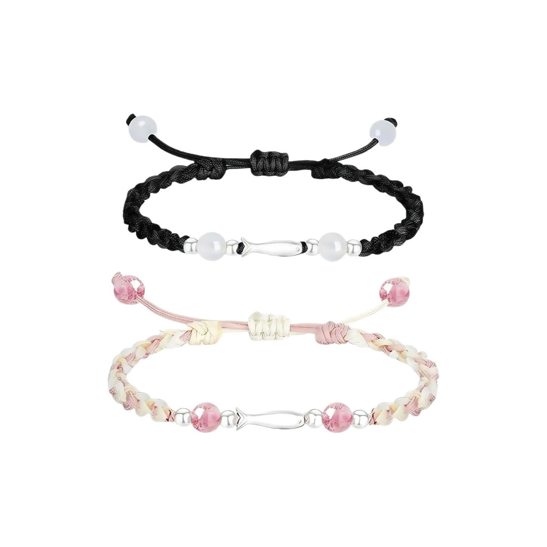 Adjustable Braided Bead Bracelet Bowlift