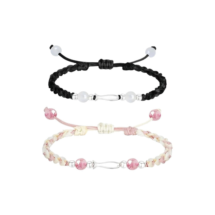 Adjustable Braided Bead Bracelet Bowlift