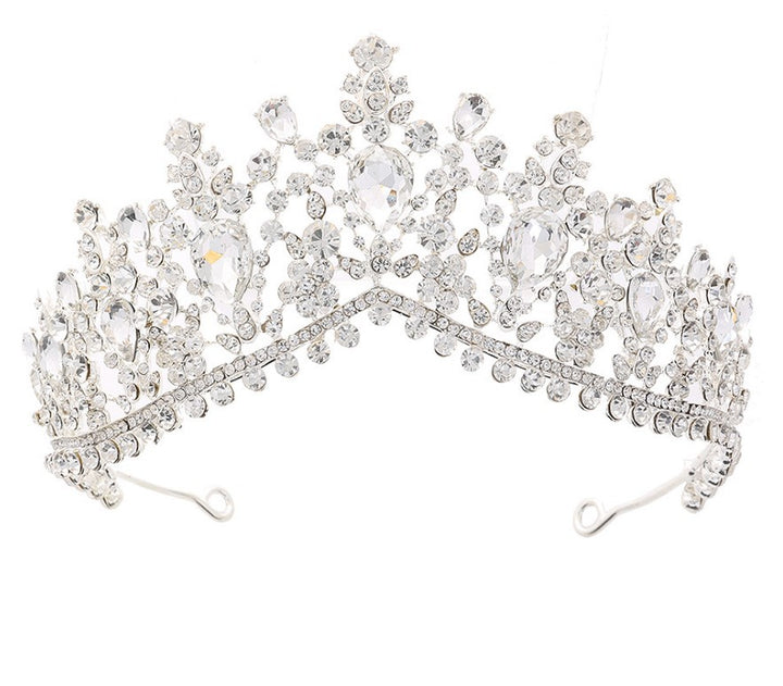 Women's Glamorous Tiara with Rhinestone and Crystal Embellishments Bowlift