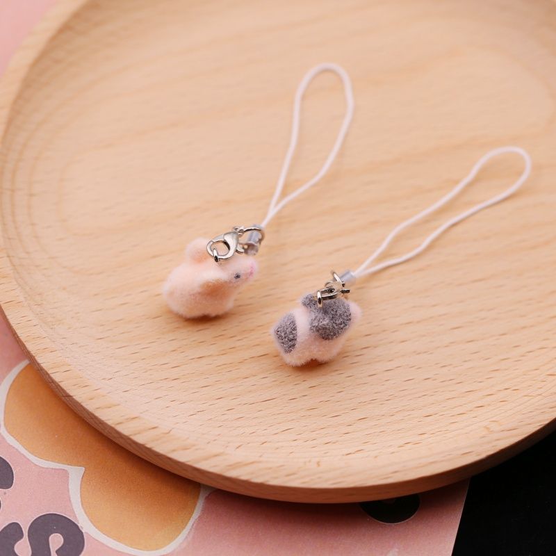 Cute Animal Plush Keychain Bowlift