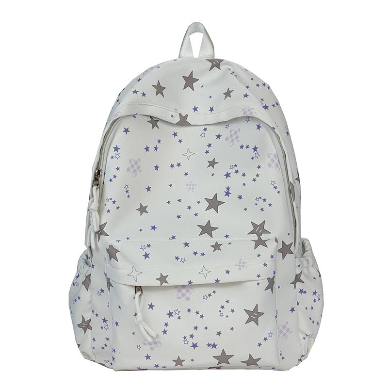 Girls' Star Patterned Backpack Bowlift