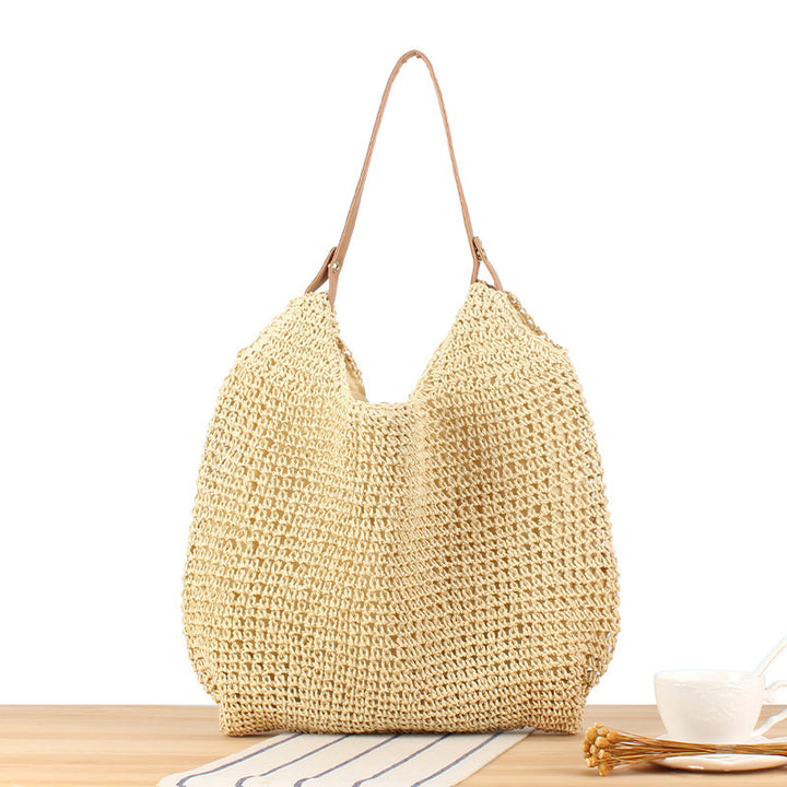 Shoulder bag made of sustainable synthetic braid with sturdy carrying straps Bowlift