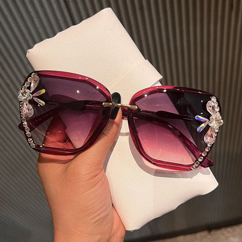 Women's Jewelry Stones Sunglasses Bowlift