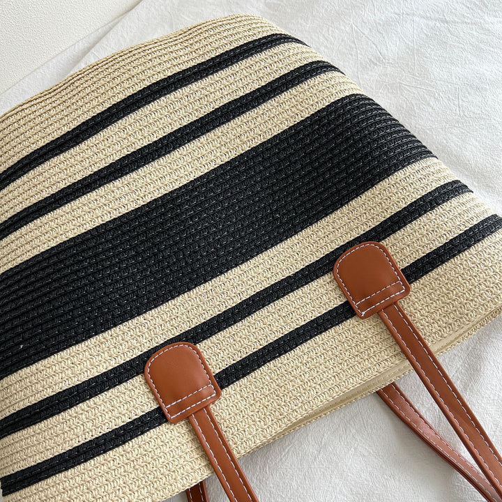 Fashionable Tote Bag Made of Braided Material Bowlift