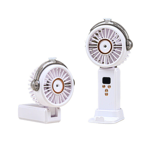 Women portable USB fan with digital display Bowlift