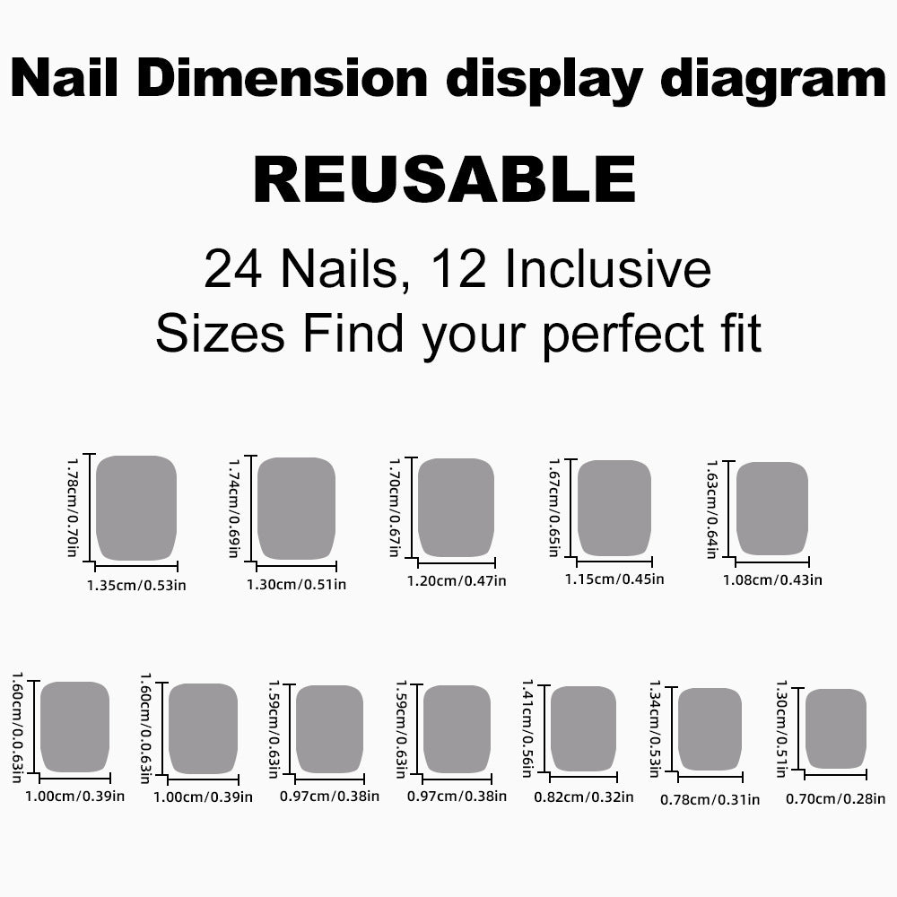 Acrylic nail set for well-groomed and elegant nails Bowlift