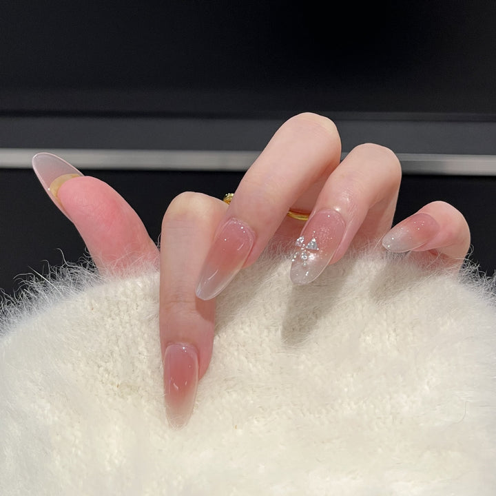 Ombre Glitter Press-On Nail Art Set Bowlift