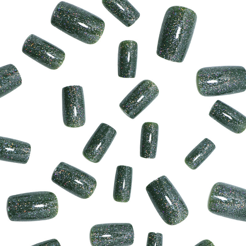Glittering Press-On Nails Bowlift