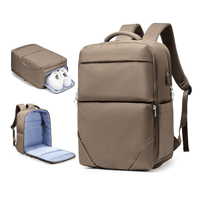 Multifunctional Backpack with Insulated Shoe Compartment Bowlift