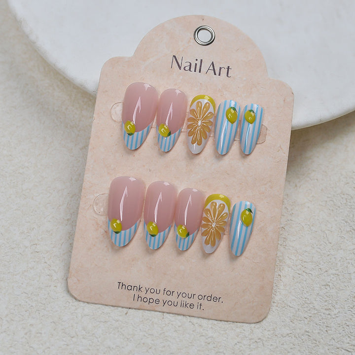 Elegant Artistic Press-On Nails Collection Bowlift