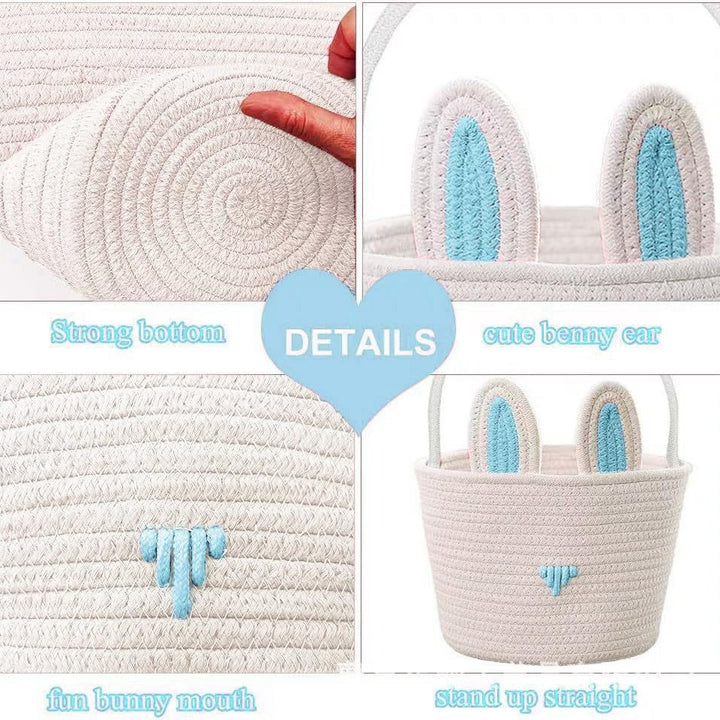Playful Storage Basket in Rabbit Design Bowlift