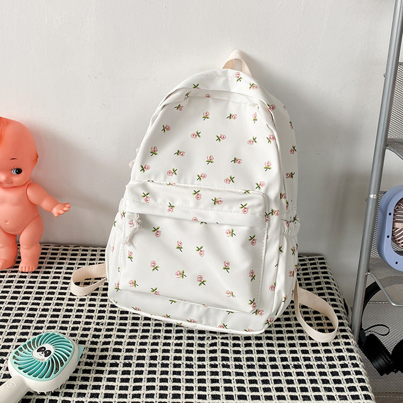 Floral Print Everyday Backpack Bowlift