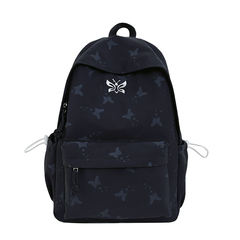 Butterfly Print Lightweight Backpack
