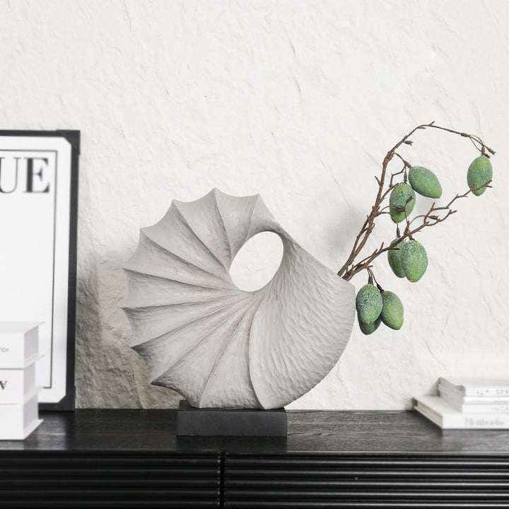 Nautical-Inspired Decorative Seashell Sculpture