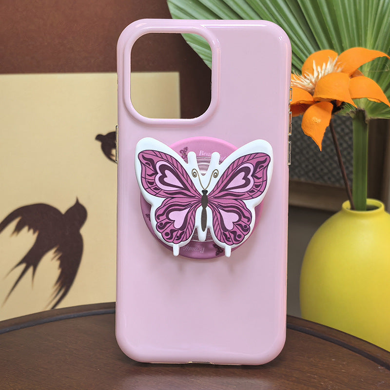 Butterfly-Themed Phone Grip Bowlift