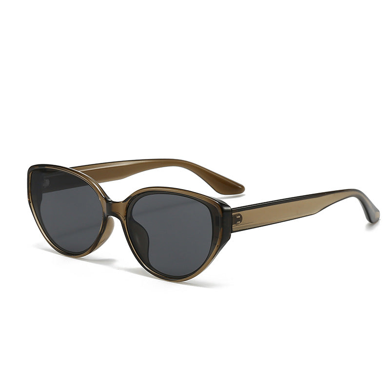 Women Cat-Eye Glasses with Transparent Frame Bowlift
