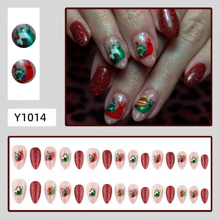 Creative Christmas Art Nails Bowlift