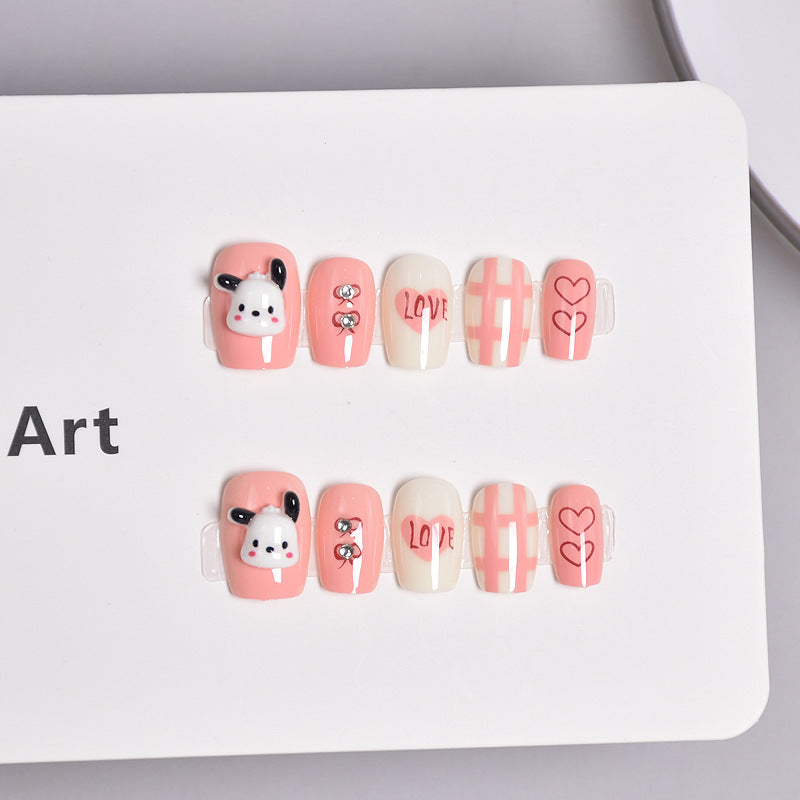 Playful Theme Press-On Nail Set Bowlift