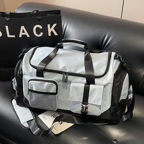 Sporty multifunctional travel bag with external pocket Bowlift