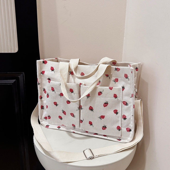 WoPatterned Canvas Tote Bag Bowlift