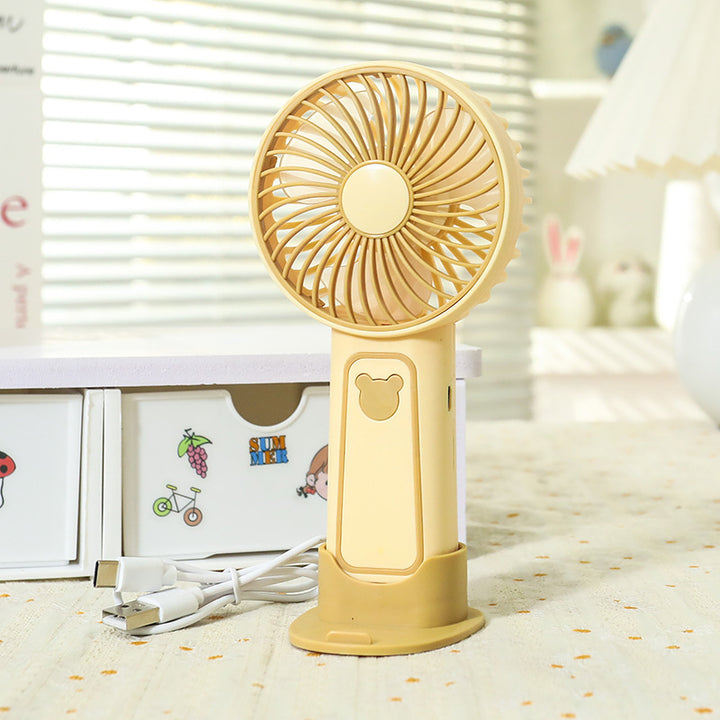 Women's Mini Hand Fan with USB Charging Function Bowlift