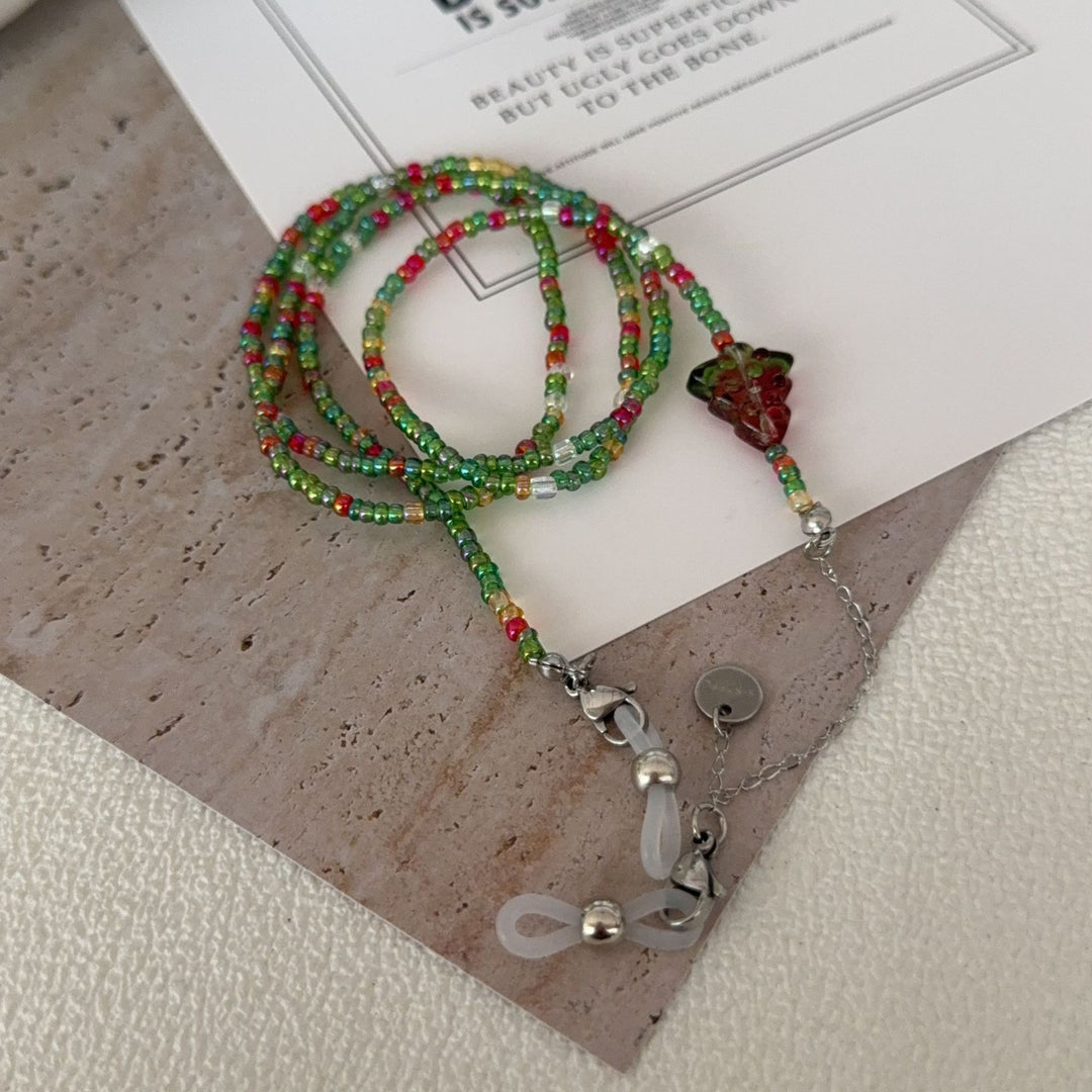 Beaded Eyewear Chain Bowlift