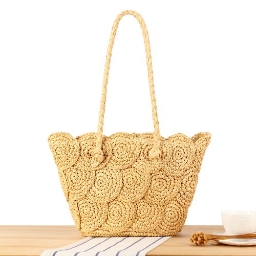 Fashionable Macrame Beach Bag with Artistic Design Bowlift