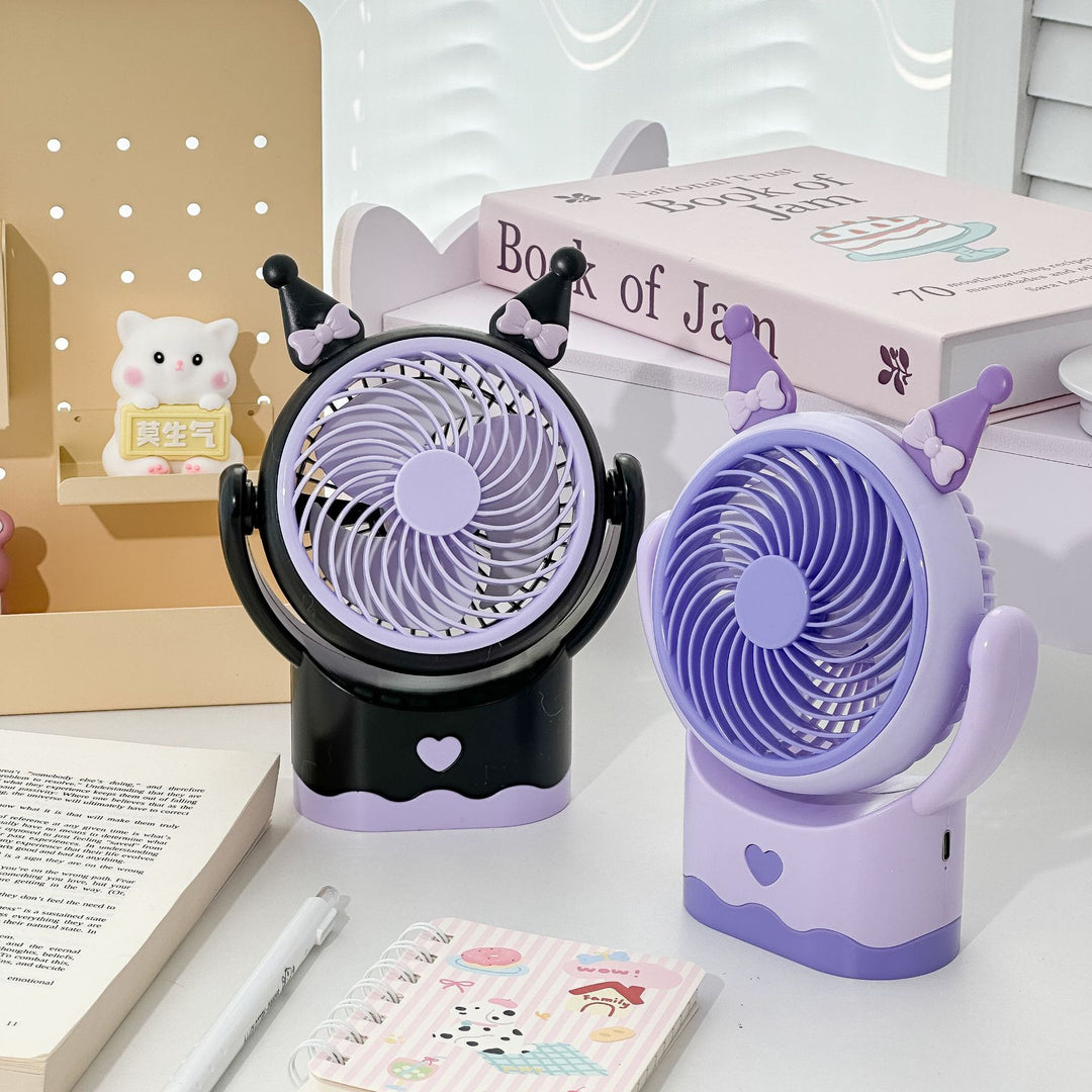 Unisex Portable Mini Hand Fan in Cute Animal Design Bowlift 1782131749