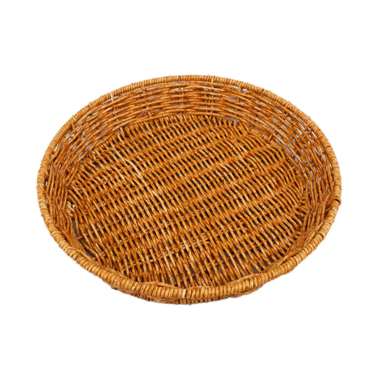 Leaf-Shaped Woven Serving Platter Bowlift