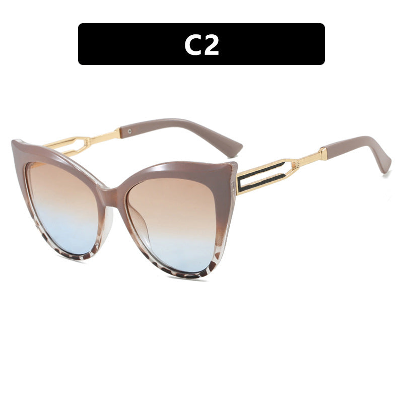 Ladies cat-eye glasses with elegant metal frame Bowlift