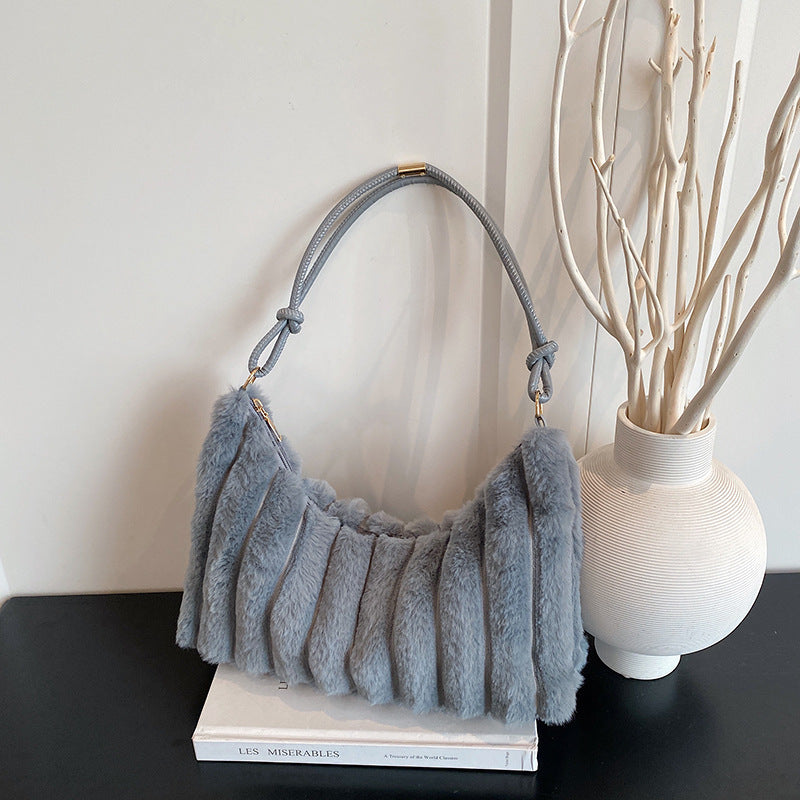 WoPlush Texture Evening Handbag Bowlift