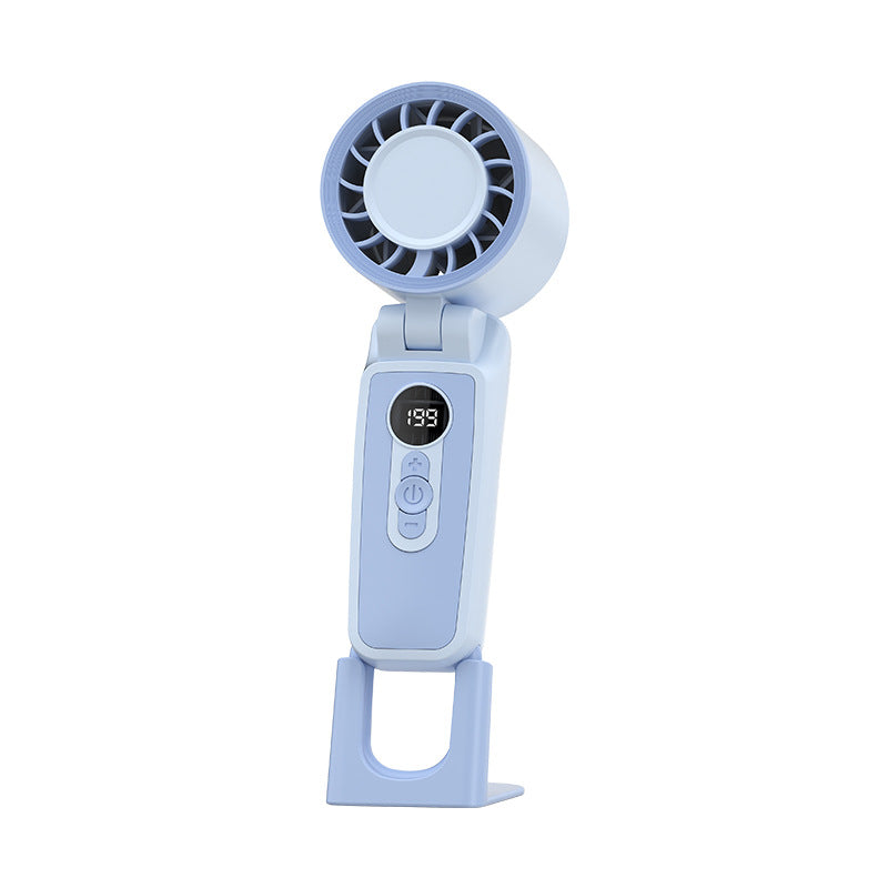 Women Portable Mini High-Performance Fan with Digital Control Bowlift