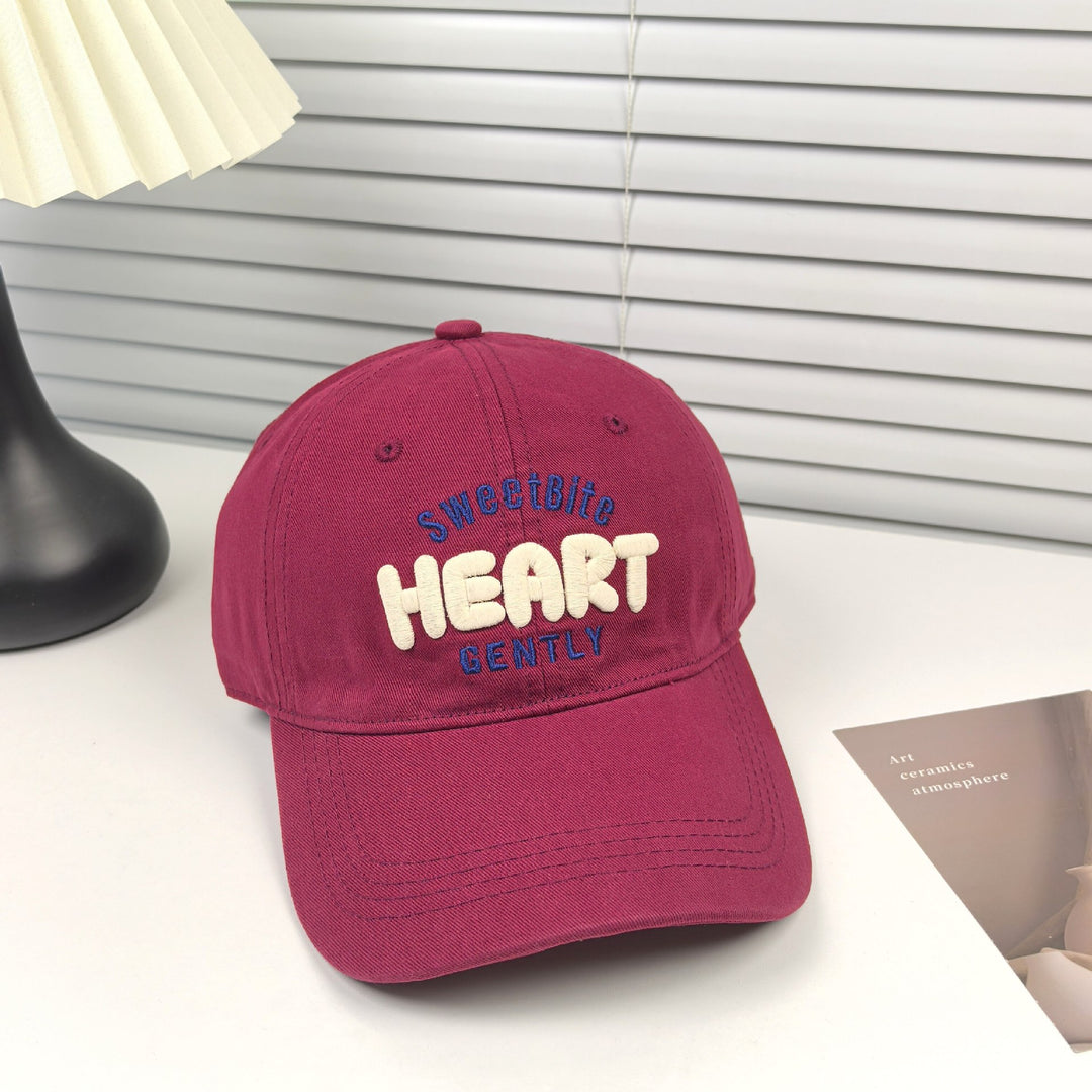 Women's Playful Embroidered Message Cap Bowlift