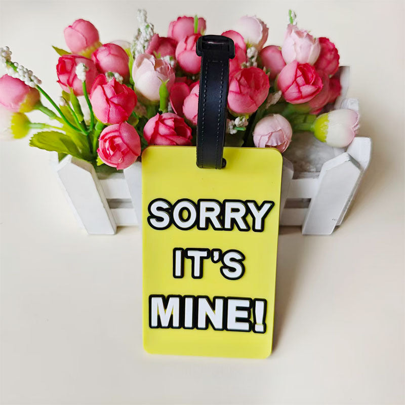 Unisex Luggage Tag with Outstanding Message Bowlift