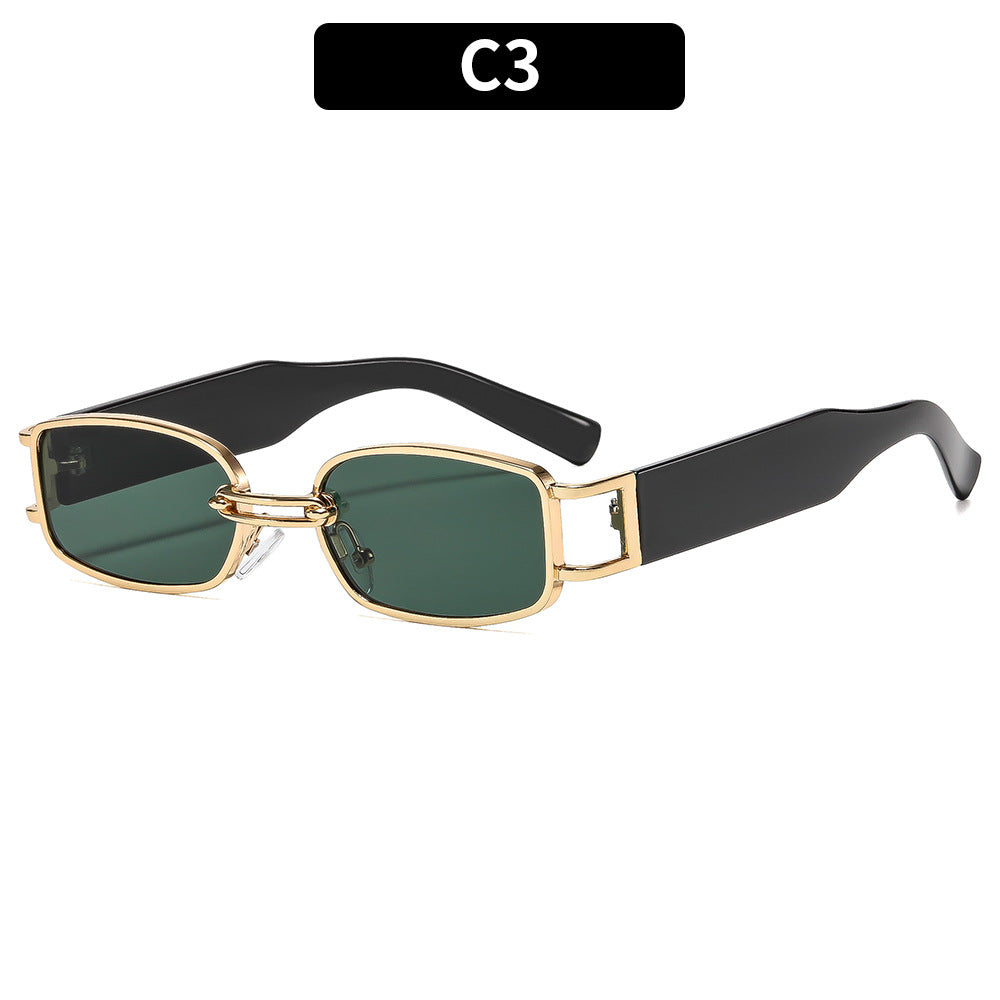 Stylish Rectangular Frame Glasses