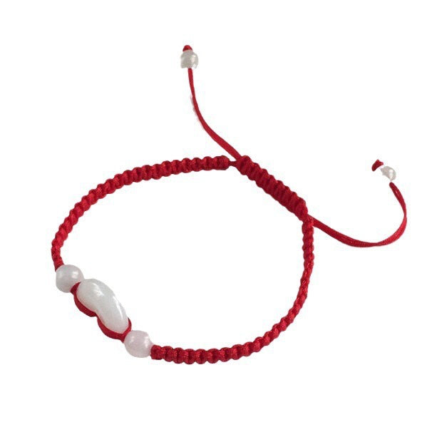 Adjustable Macrame Beaded Bracelet Bowlift