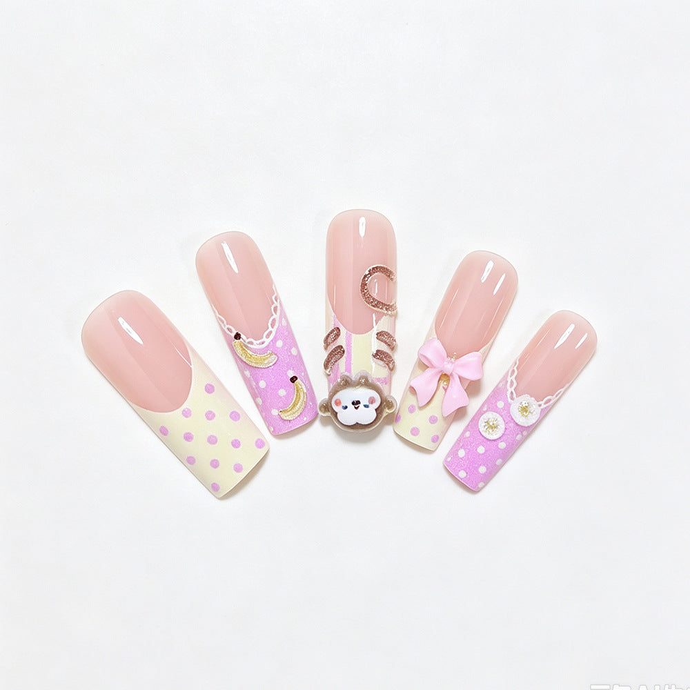 Playful Themed Cartoon Nail Art Tips Bowlift