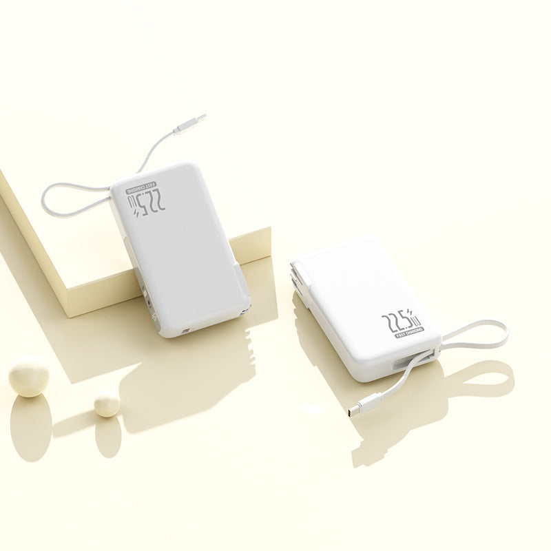 Power bank with integrated fast charging function and digital display Bowlift