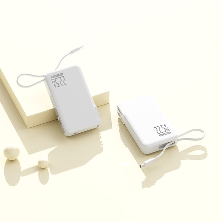 Power bank with integrated fast charging function and digital display Bowlift