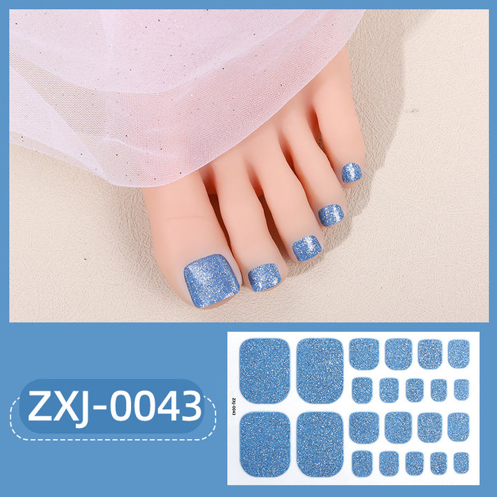Glittery Toe Nail Wraps  1790954463