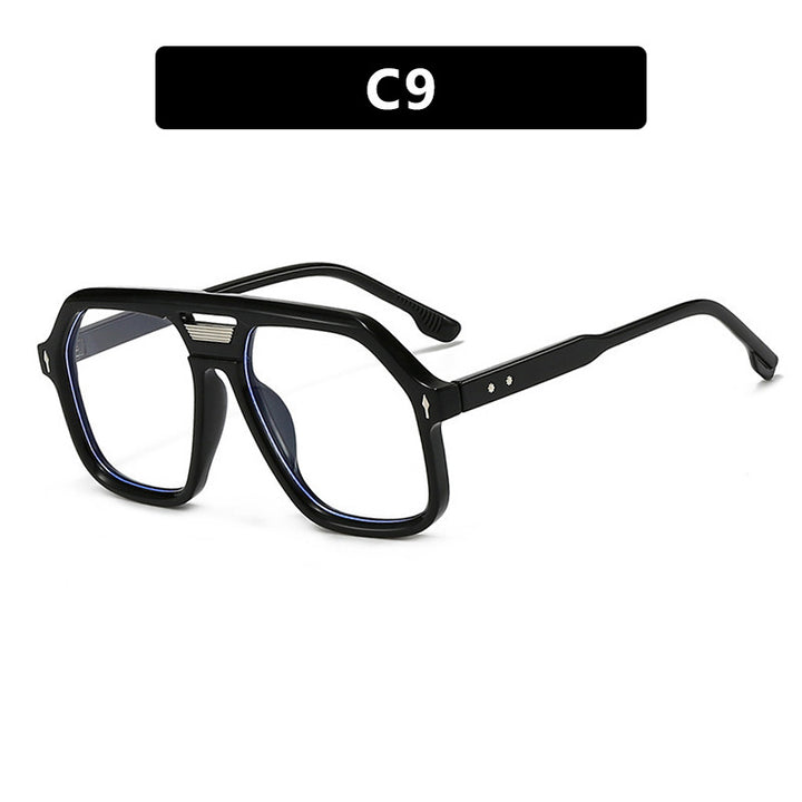 Women's oversized sunglasses with polygonal frame and UV protection Bowlift