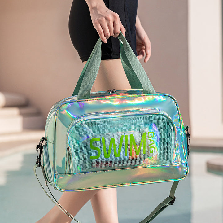 Sporty Swim Bag With Additional Compartments Bowlift