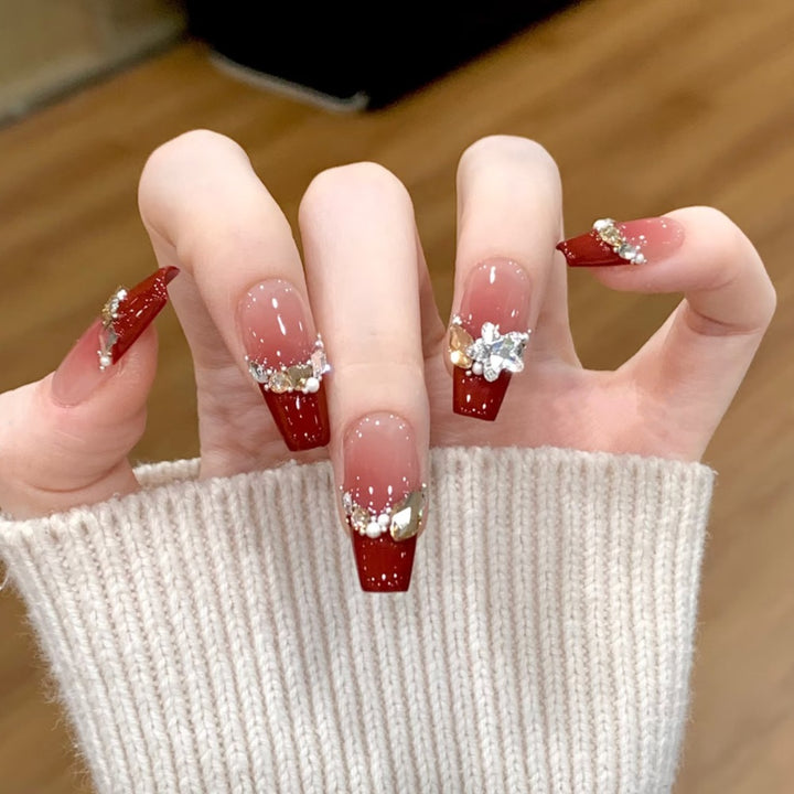 Decorative Press-On Nail Art Bowlift