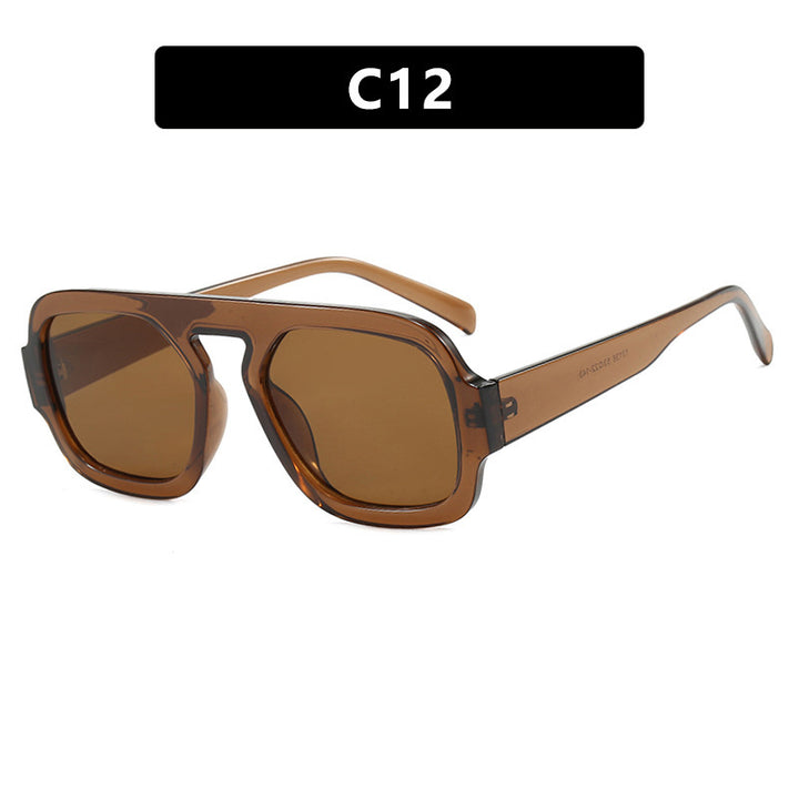 Women's modern oversized sunglasses in angular design Bowlift