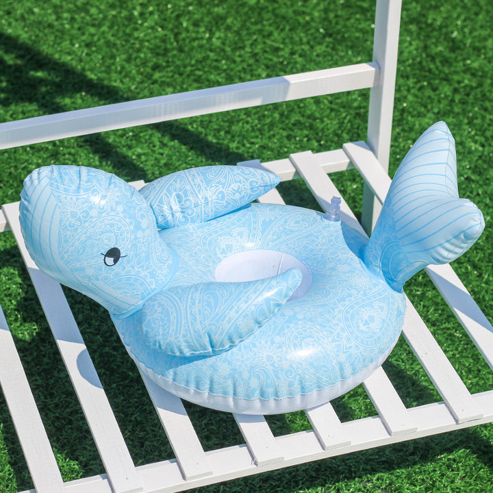 Ladies Inflatable Swimming Ring with Floral Design Bowlift