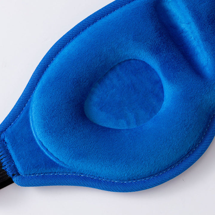 Unisex ergonomic sleep mask with three-dimensional contour and adjustable rubber band Bowlift