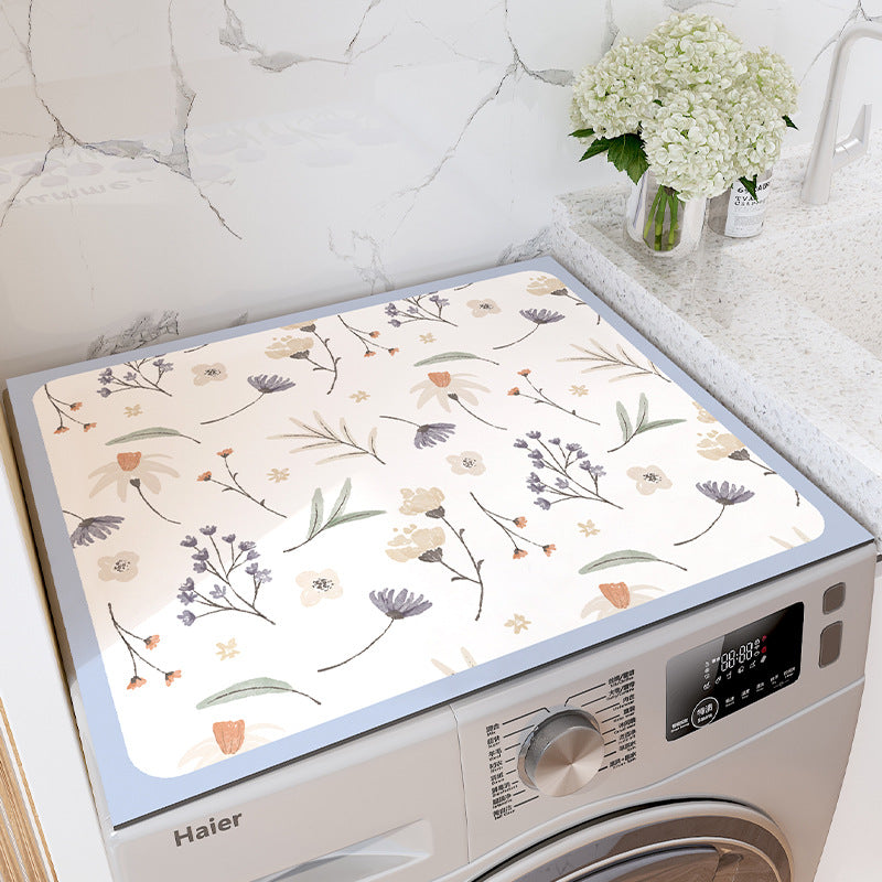 Decorative Washing Machine Top Mat Bowlift